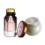 Set parfum Eclat Mon, Parfum 50 ml si crema parfumata 250 ml, Oriflame fotografia produsului