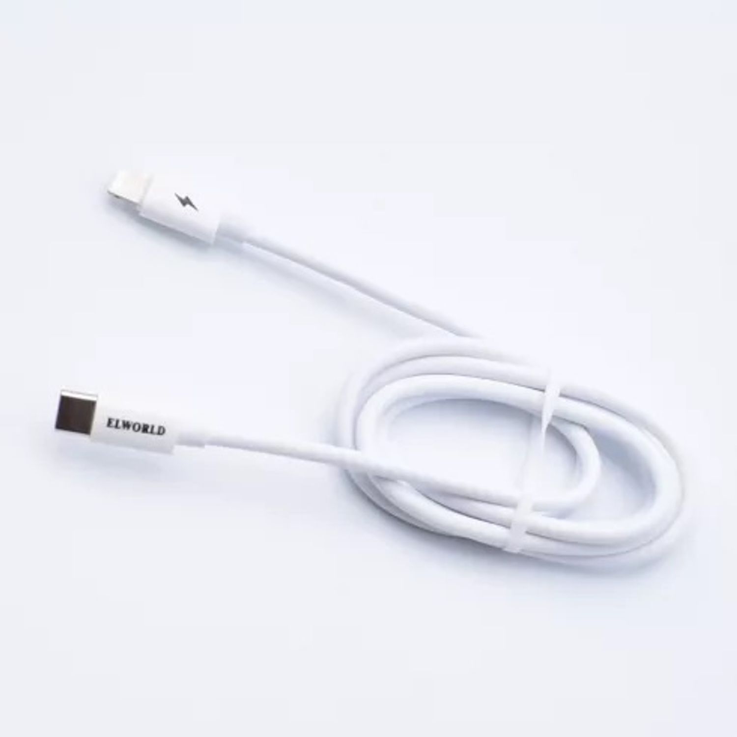 Cablu de date si incarcare Type-C to Lightning,18W, alb fotografia produsului View 2 L