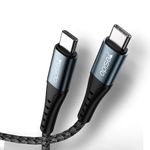 Cablu de date USB-C la USB-C PD 60W Yesido CA66, 3A, 1.2m, negru fotografia produsului