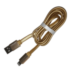 Cablu De date Si Incarcare Pentru Iphone mufa tip Lightning ,Fast Charging, 3.4A , culoare bronze fotografia produsului View 2 S