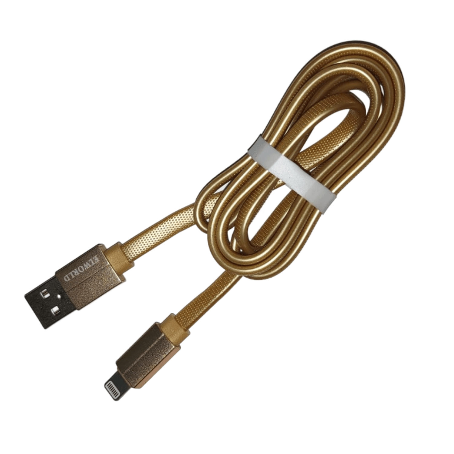 Cablu De date Si Incarcare Pentru Iphone mufa tip Lightning ,Fast Charging, 3.4A , culoare bronze fotografia produsului View 2 L
