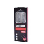 Cablu De date Si Incarcare Pentru Iphone mufa tip Lightning ,Fast Charging, 3.4A , culoare Silver fotografia produsului