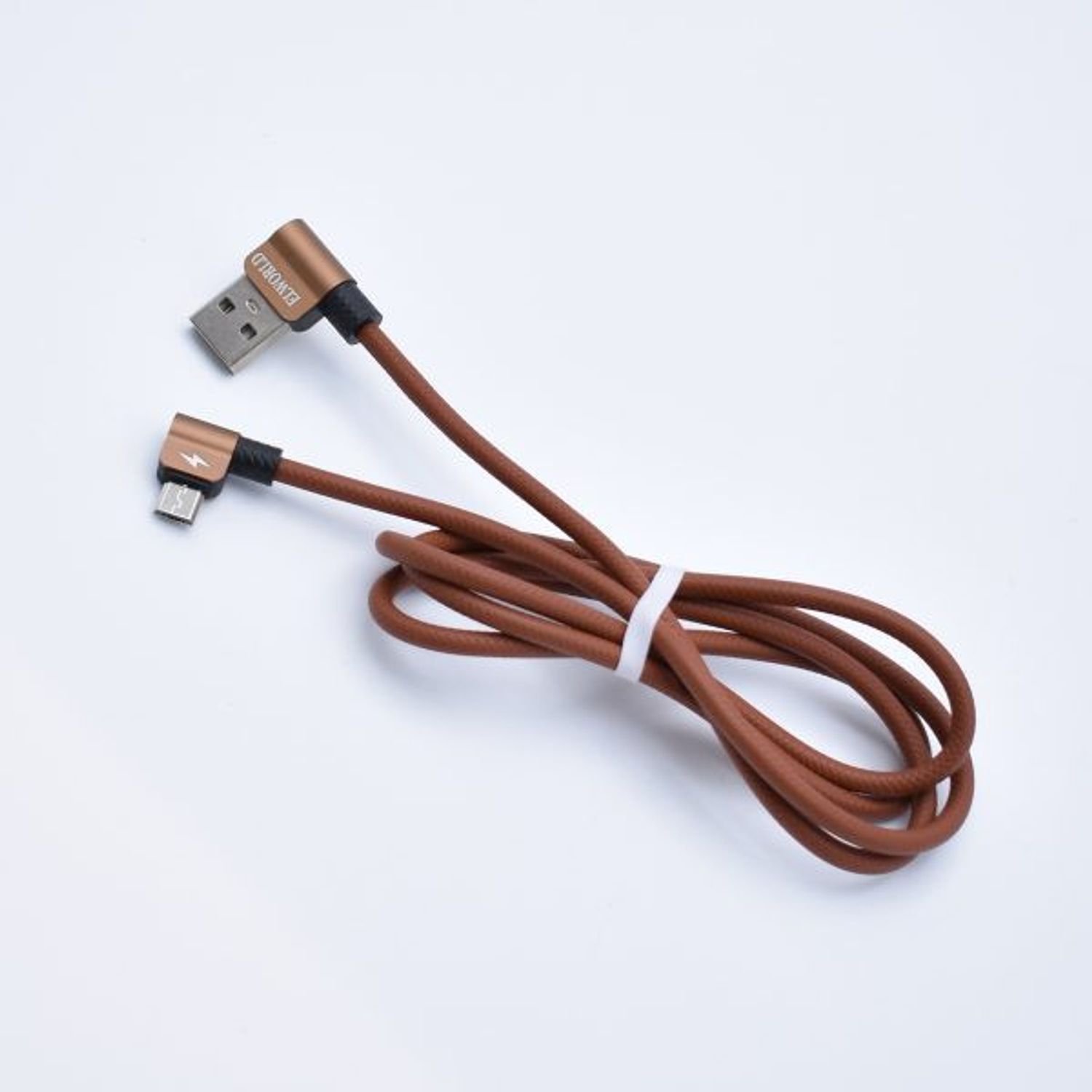 Cablu De date Si Incarcare Pentru Telefon,mufa tip microUSB,Fast Chartging\Data, 3.4A culoare Maro fotografia produsului