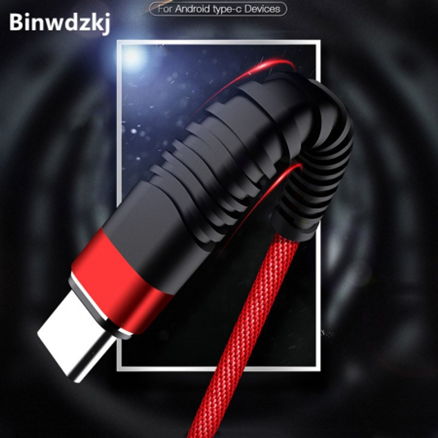 Cablu date si incarcare fish charge 2.4 A micro usb de 1 metru lungime rosu fotografia produsului View 3 L