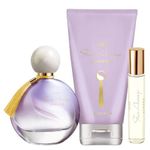 Set parfum + lotiune + mini parfum Avon Far Away Aurora, 50/150/10 ml fotografia produsului
