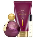 Set parfum 50 ml, lotiune de corp 150 ml si mini apa parfum 10 ml, Avon, Far Away Splendoria fotografia produsului