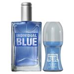 Set Individual Blue Parfum 100 ml , roll-on 50 ml fotografia produsului