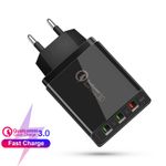 Incarcator Qualcomm 3x port USB - negru fotografia produsului