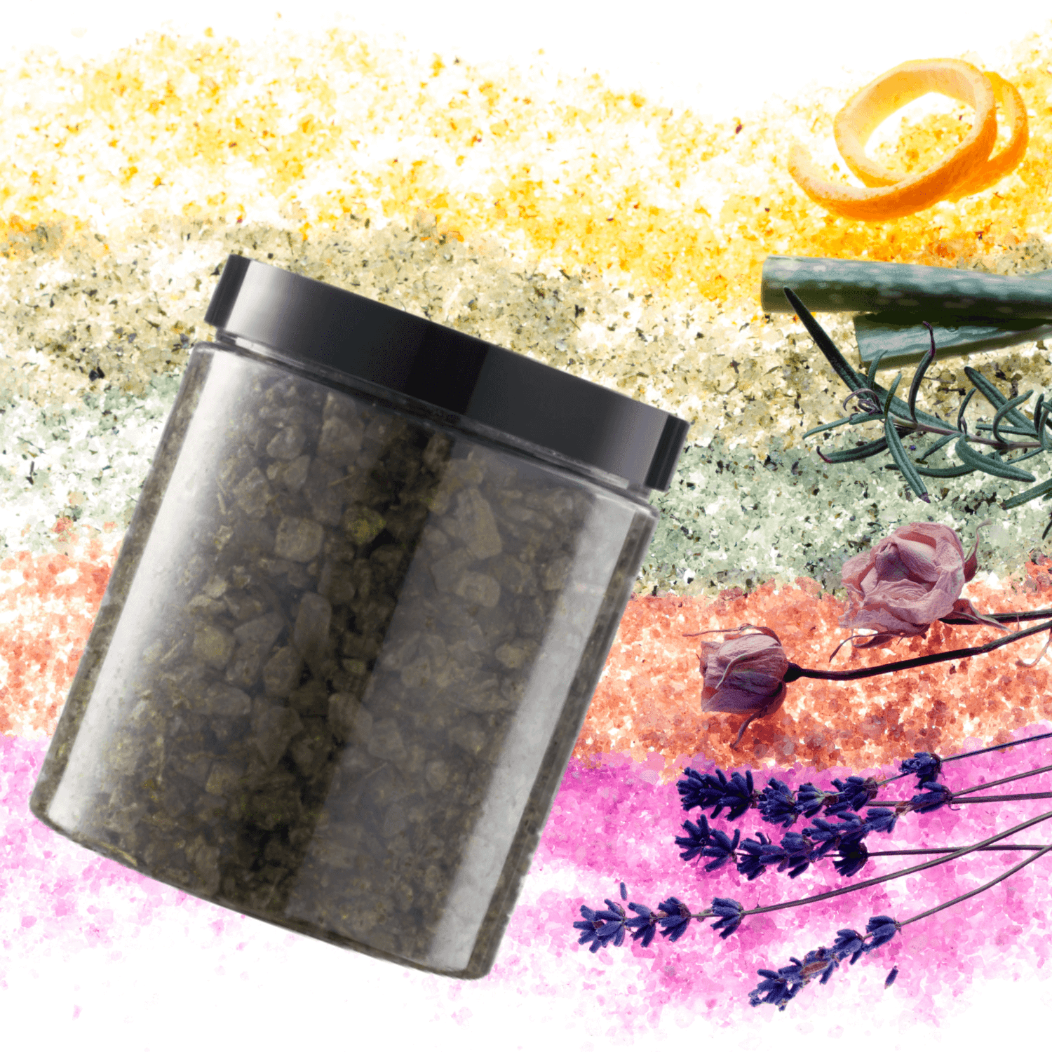 Sare de baie Black Orchid 500g fotografia produsului View 2 L