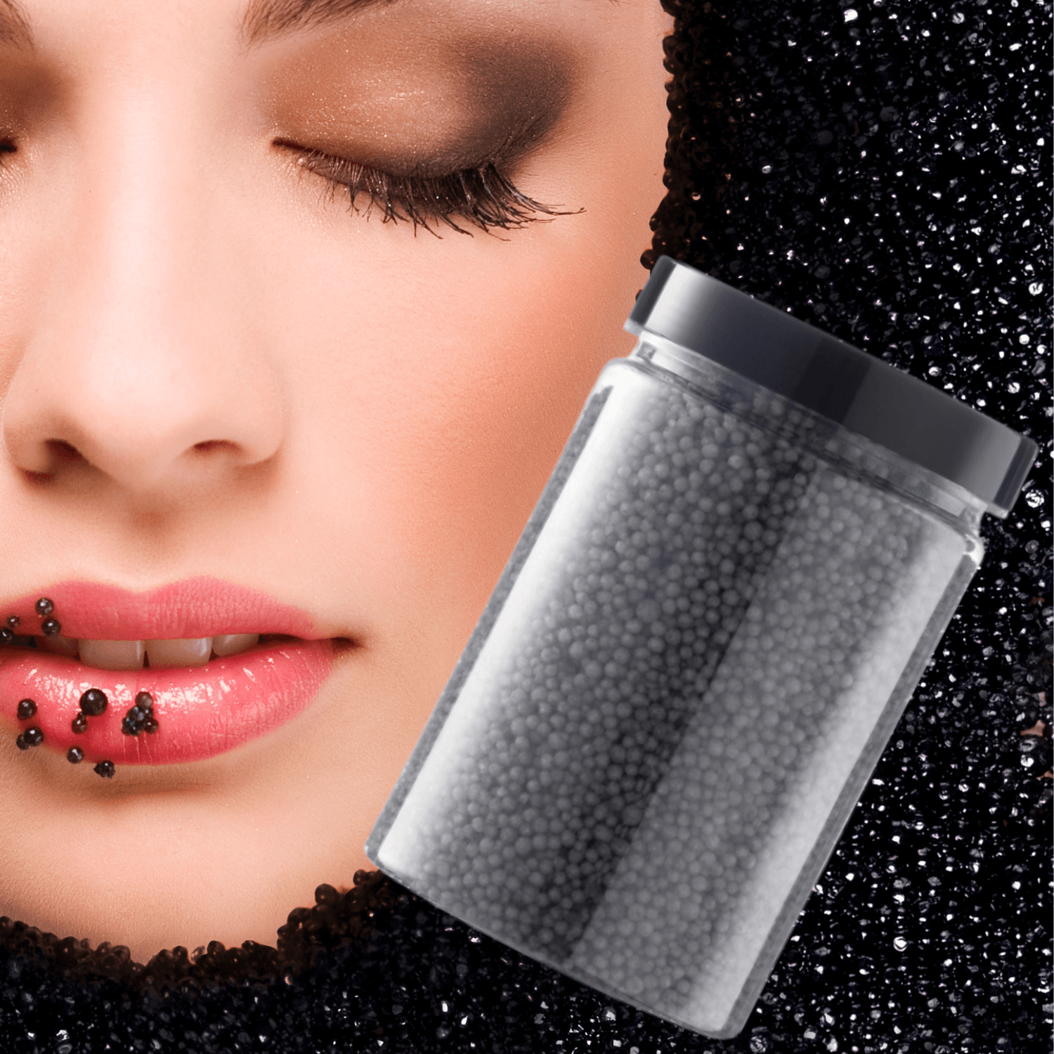 Set 4 buc Caviar de baie Black Orchid 200g fotografia produsului View 2 L