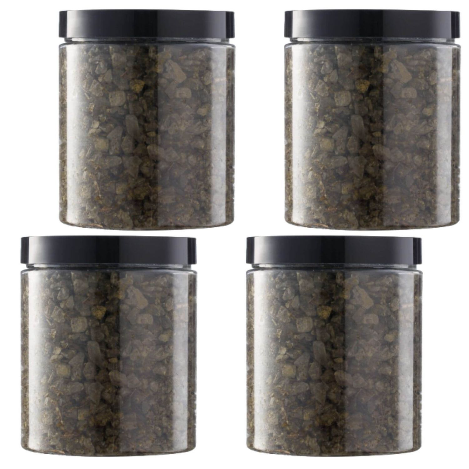 Set 4 buc Sare de baie Black Orchid 500g fotografia produsului