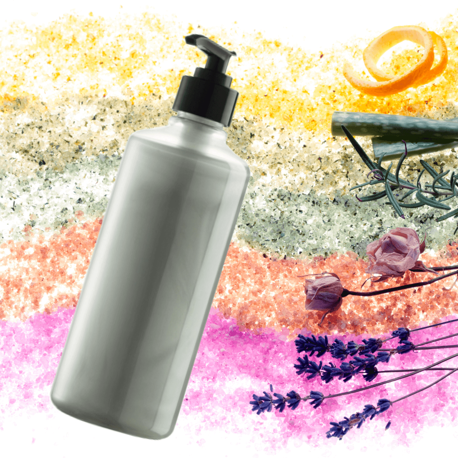 Sapun natural lichid Black Orchid  500ml fotografia produsului View 3 L