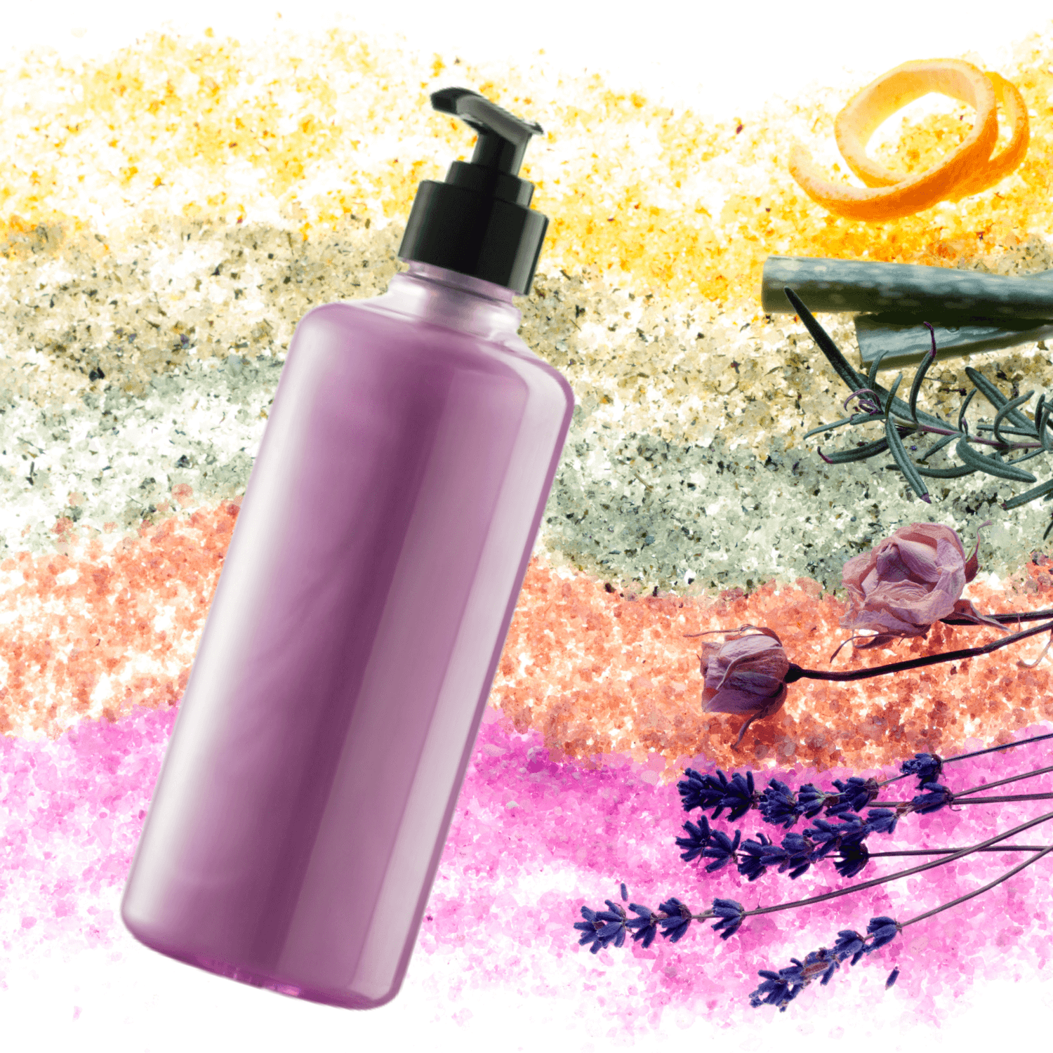 Sapun natural lichid Lavander Supreme 500ml fotografia produsului View 3 L