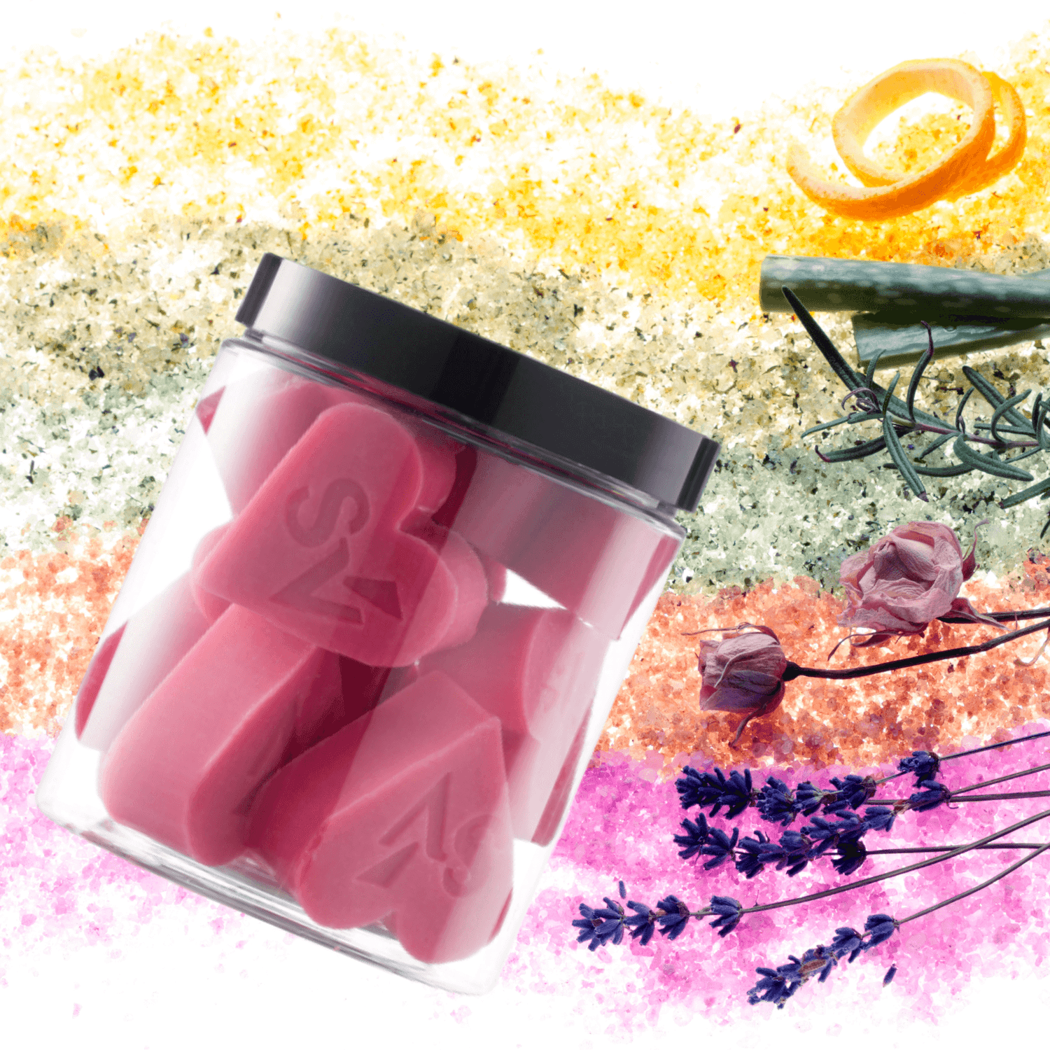 Set 10 buc Sapun natural Wild Rose 20g fotografia produsului View 3 L