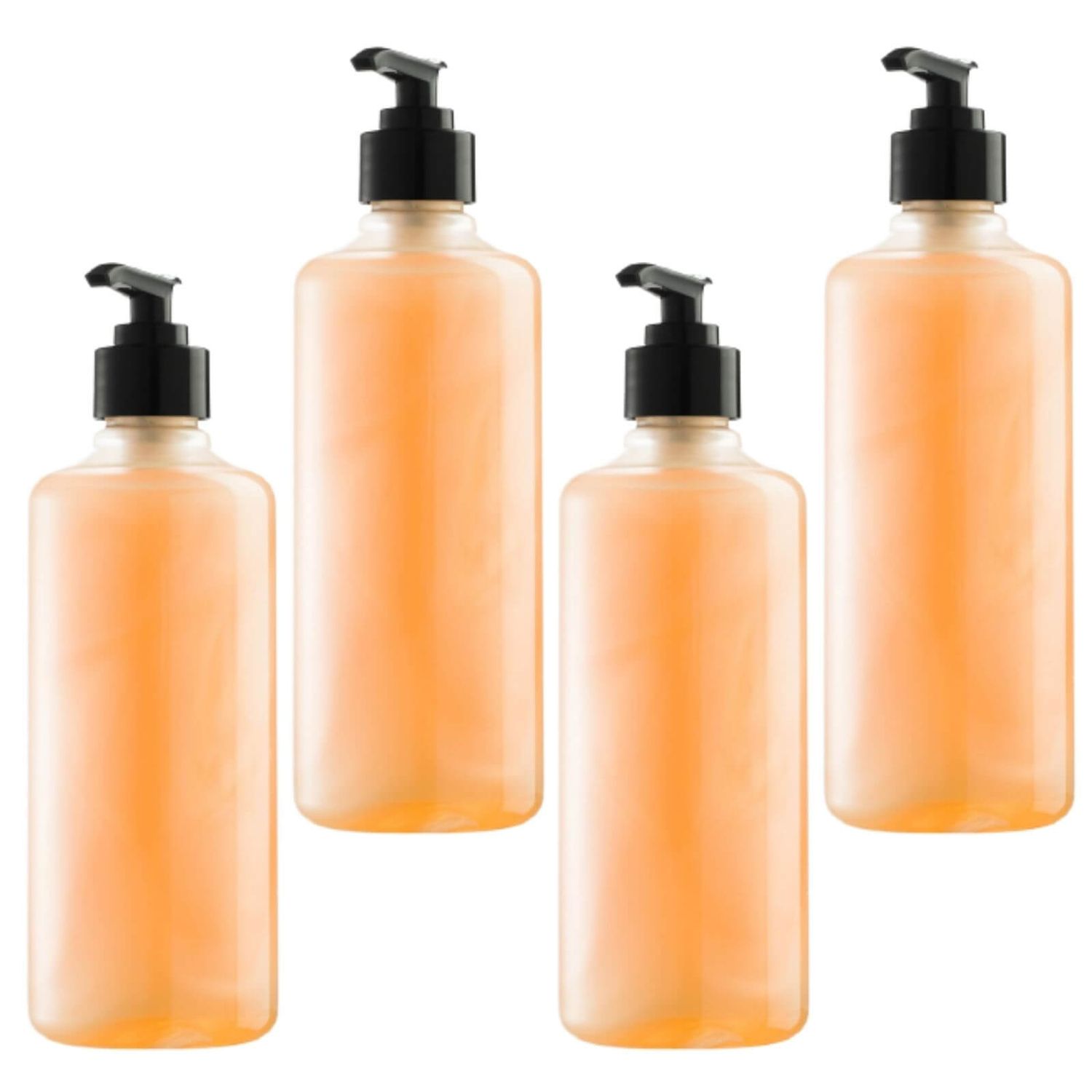 Set 4 buc Sapun natural lichid Orange Flower 500ml fotografia produsului