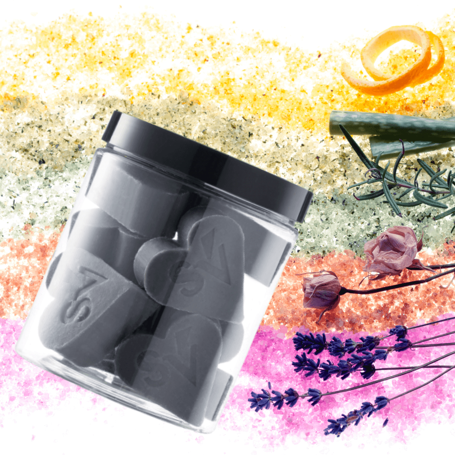 Set 40 buc Sapun natural  Black Orchid 20g fotografia produsului View 3 L