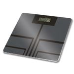 Cantar digital corporal Rosberg R51650E, 180 kg, Display LCD, Argintiu fotografia produsului