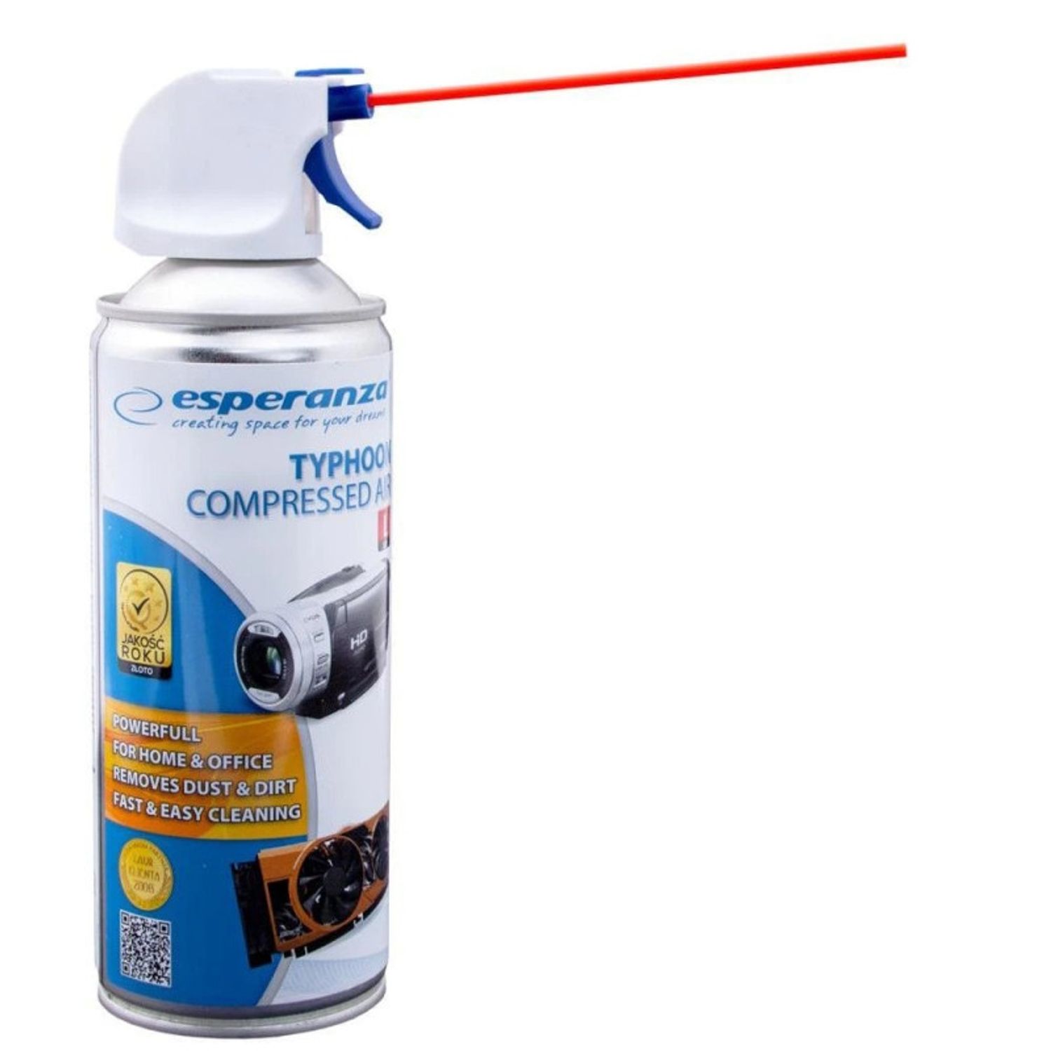 Aer comprimat pentru curatarea electronicelor Esperanza ES120, 400 ml fotografia produsului