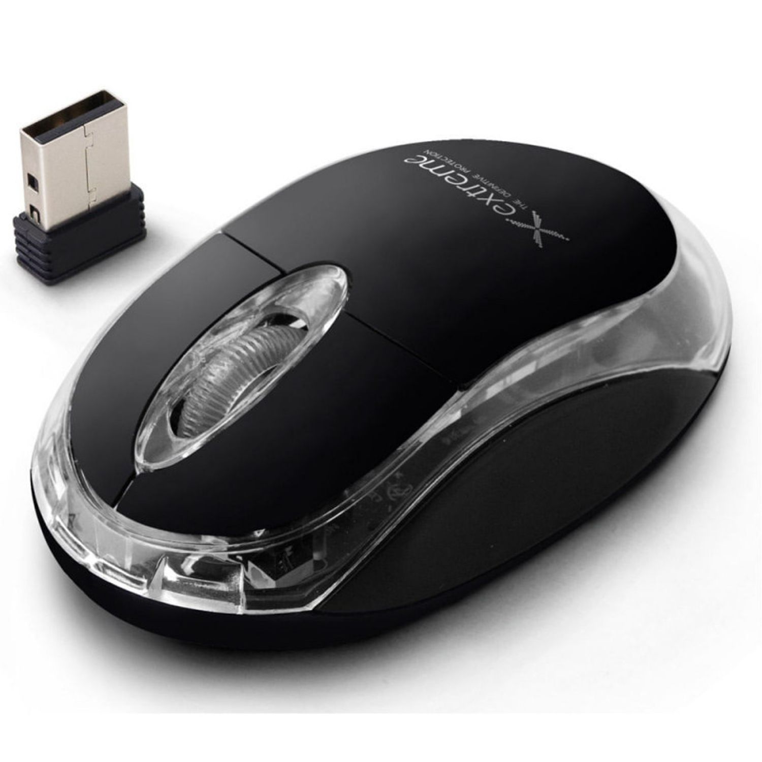 Mouse Extreme Harrier XM105K, 2,4 GHz, 1000 DPI, Optic, USB, Negru fotografia produsului