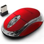Mouse Extreme Harrier XM105R, 2,4 GHz, 1000 DPI, Optic, USB, Rosu fotografia produsului