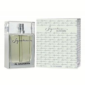 Apa de toaleta Al Haramain Signature Silver, 100 ml, pentru barbati