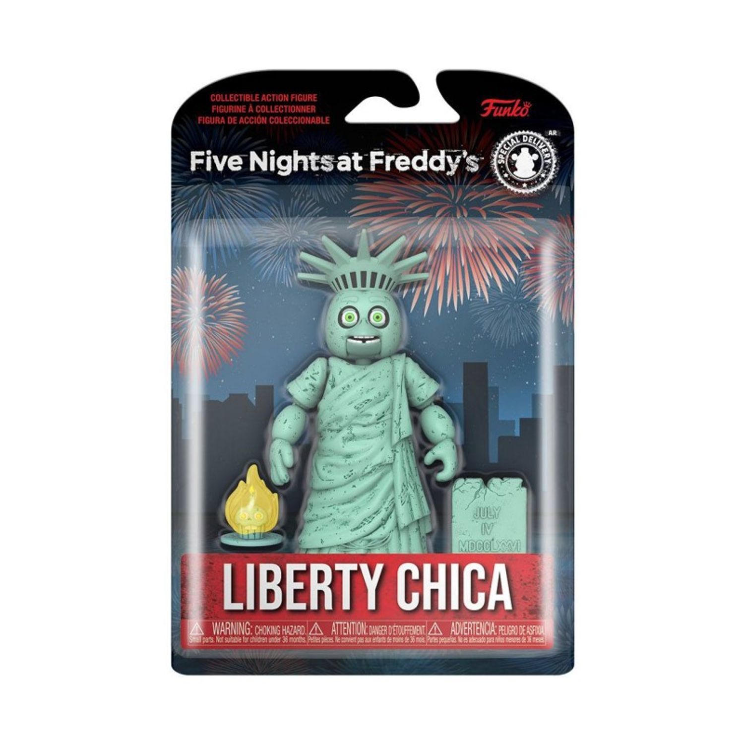 Figurina Five Nights at Freddy Liberty Chica, 13 cm fotografia produsului View 2 L
