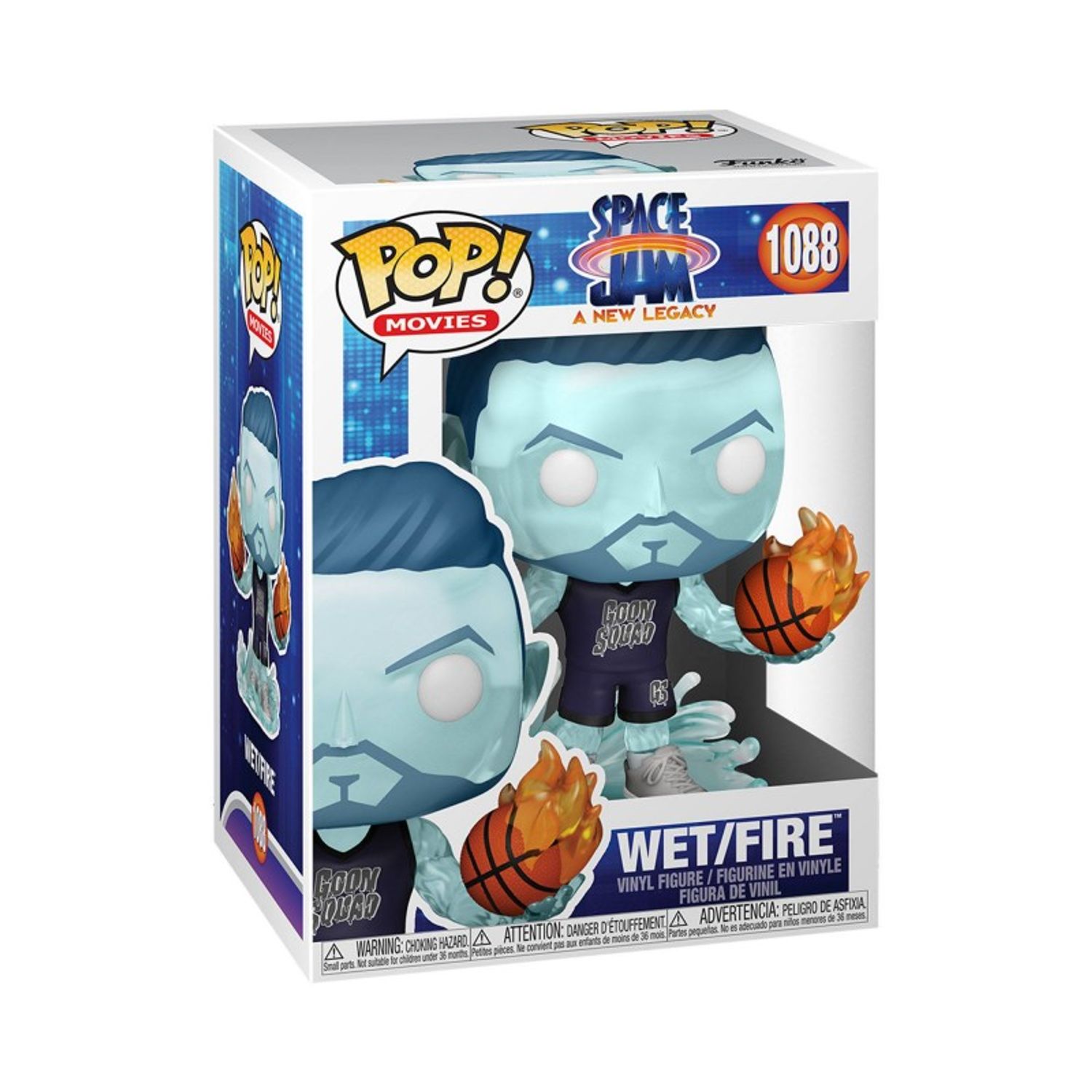 Figurina Space Jam 2 POP! Movies Vinyl Figure Wet/Fire, 9 cm fotografia produsului View 2 L
