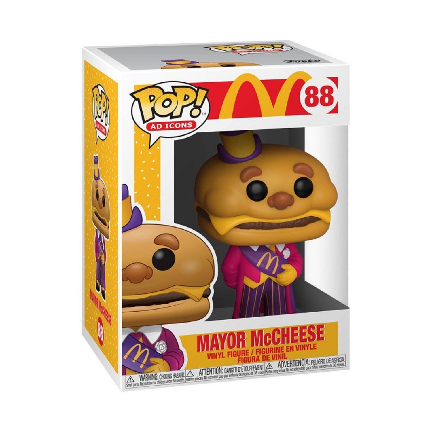 Figurina McDonald's POP! Mayor McCheese, 9 cm fotografia produsului View 2 L