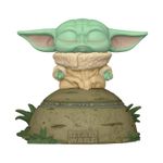 Figurina Star Wars The Mandalorian POP! Deluxe The Child Using The Force, 9 cm fotografia produsului