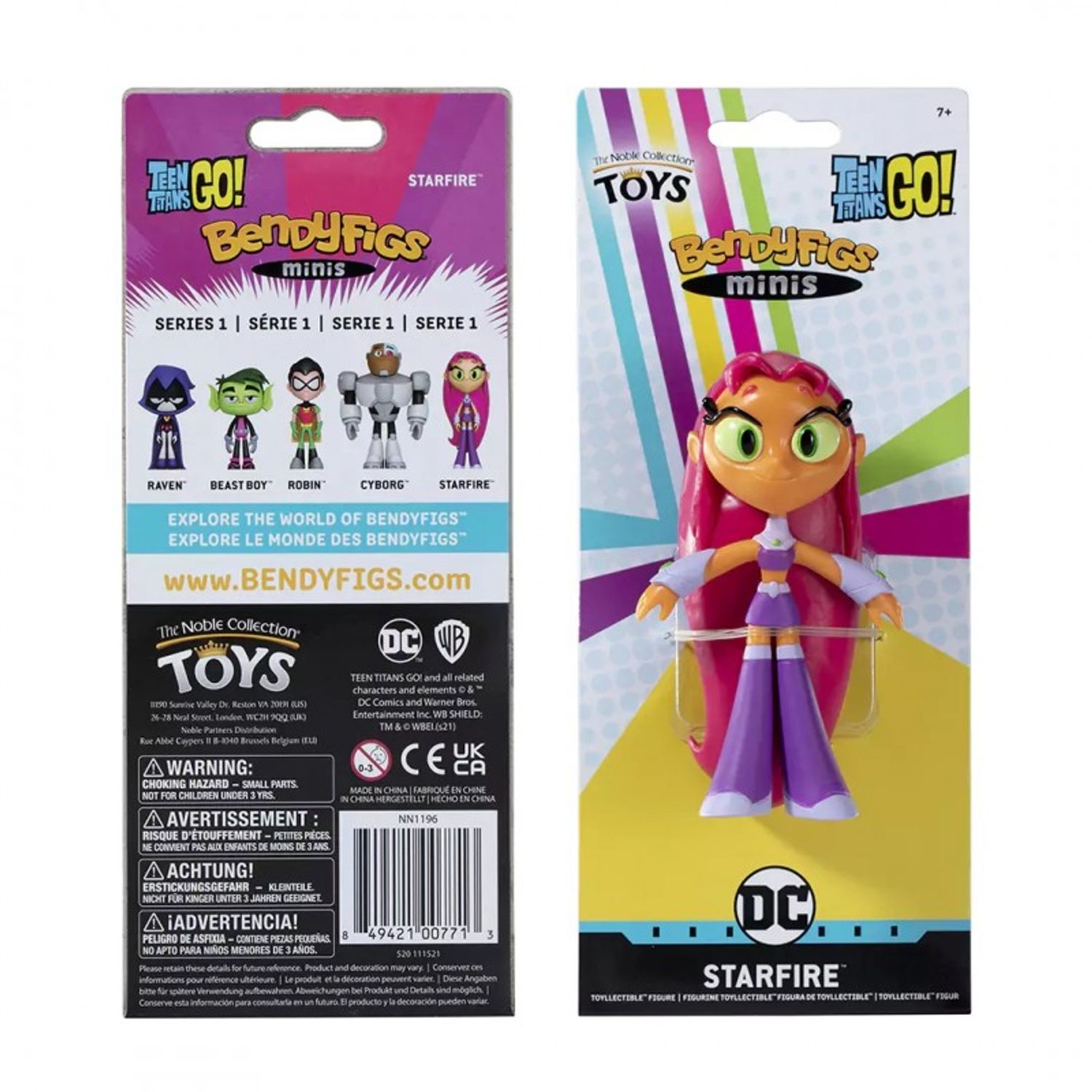 Figurina Teen Titans Starfire, 9cm fotografia produsului View 2 L