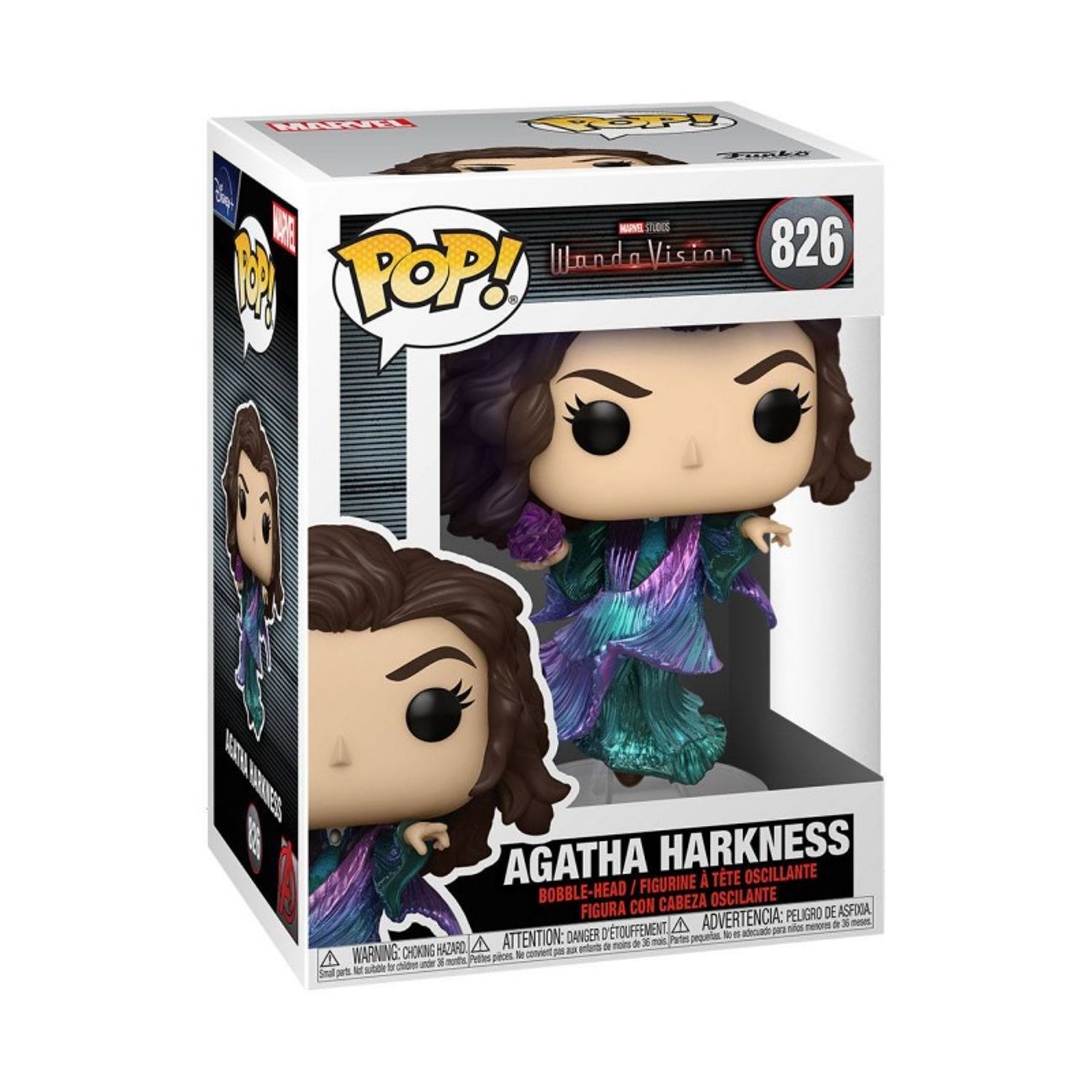 Figurina WandaVision POP Agatha Harkness, 9 cm fotografia produsului View 2 L
