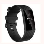 Curea Bratara Edman pentru Fitbit Charge 3 / 4, marimea L, Negru fotografia produsului