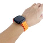 Curea de schimb Edman Alpine pentru Fitbit Versa 3, material textil, Portocaliu fotografia produsului View 2 S
