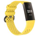 Curea Bratara sport Edman pentru Fitbit Charge 3 / 4, marimea L, Galben fotografia produsului