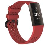 Curea Bratara sport Edman pentru Fitbit Charge 3 / 4, marimea L, Rosu fotografia produsului