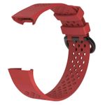 Curea Bratara sport Edman pentru Fitbit Charge 3 / 4, marimea L, Rosu fotografia produsului View 3 S