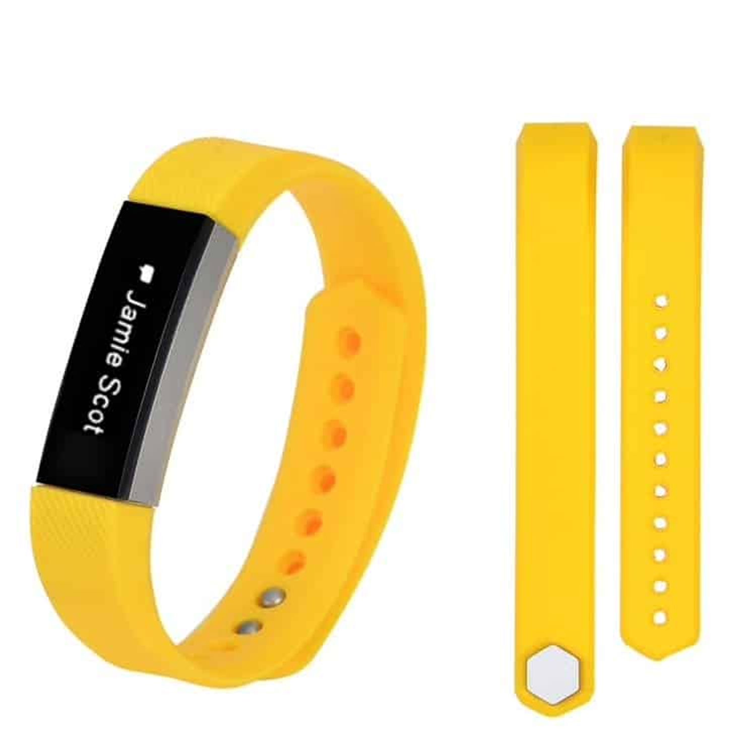 Curea Bratara pentru Fitbit Alta/Fitbit Alta HR, marimea S, Galben fotografia produsului