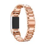 Curea metalica Edman 3Z pentru Fitbit Charge 2, Rose Gold fotografia produsului View 2 S