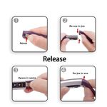 Curea Bratara pentru Fitbit Alta/Fitbit Alta HR, marimea L, Mov fotografia produsului View 3 S