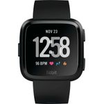 Curea Bratara Edman pentru Fitbit Versa / Versa 2, marimea L, Negru fotografia produsului View 2 S