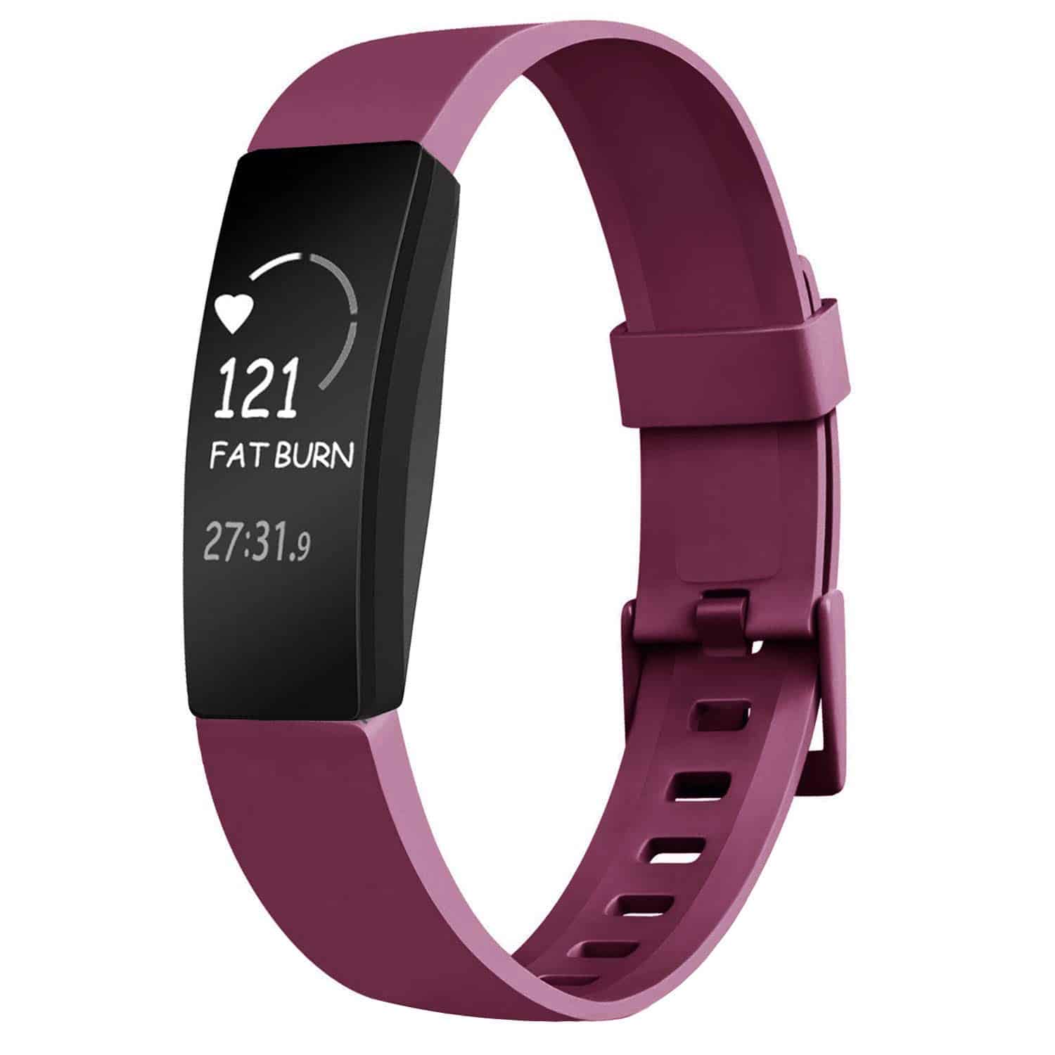 Curea Bratara Edman pentru Fitbit Inspire, marimea L, Mov fotografia produsului