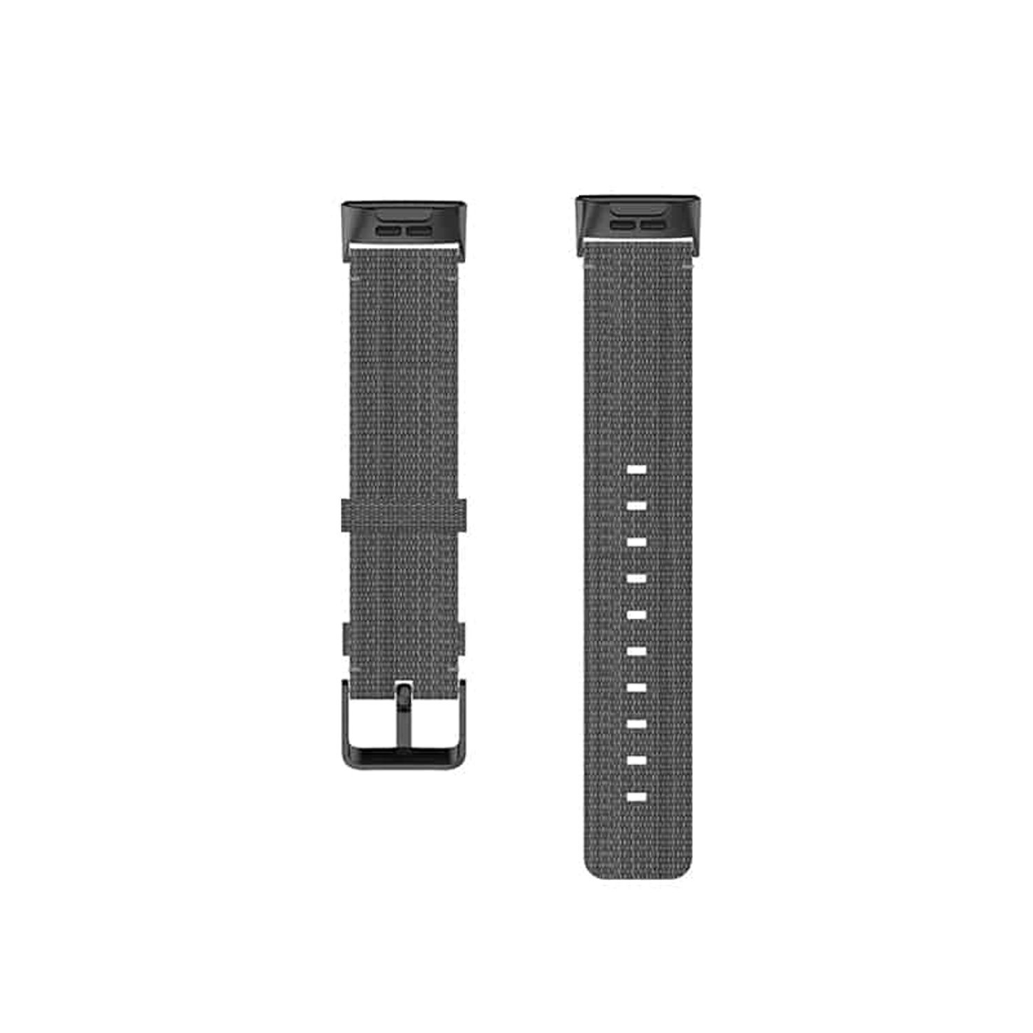 Curea de schimb Edman pentru Fitbit Charge 3 / 4 / 3 SE, material textil, Negru fotografia produsului View 2 L