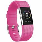 Curea pentru Fitbit Charge 2, marimea L, Roz fotografia produsului