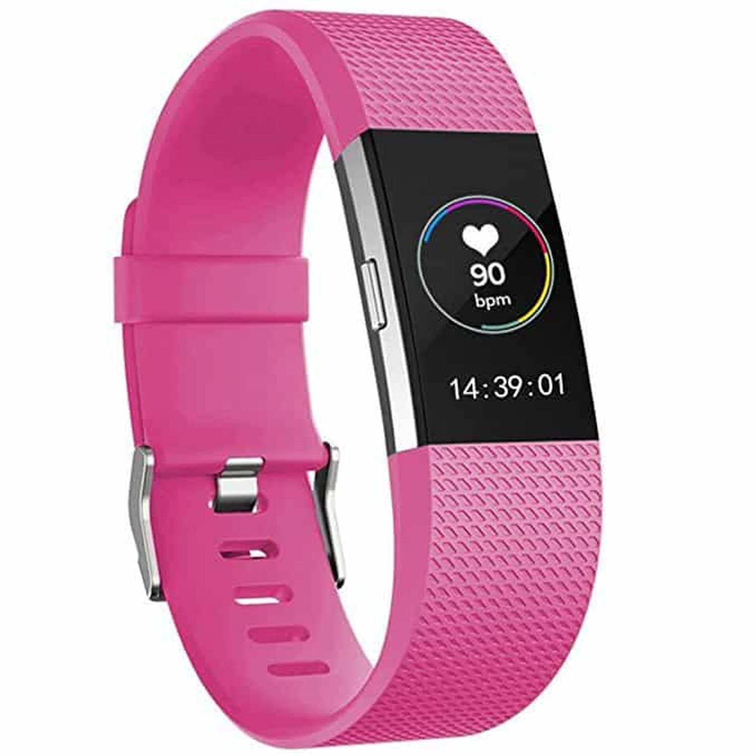 Curea pentru Fitbit Charge 2, marimea L, Roz fotografia produsului