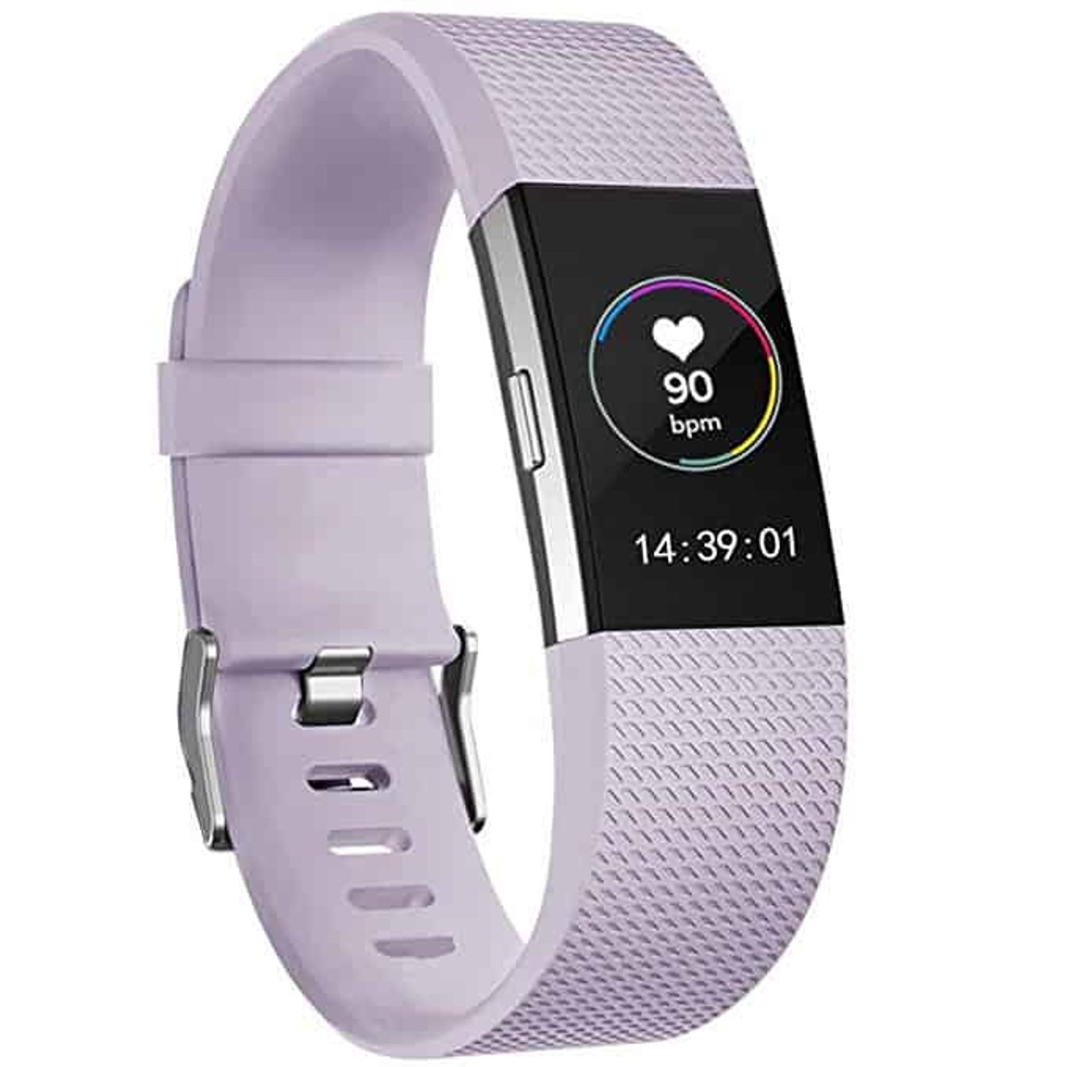 Curea pentru Fitbit Charge 2, marimea L, Mov deschis fotografia produsului