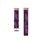 Curea de schimb Edman pentru Fitbit Charge 3 / 4 / 3 SE, material textil, Mov fotografia produsului View 2 S