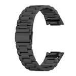 Curea metalica Edman 3Z pentru Fitbit Charge 5, Negru fotografia produsului View 3 S