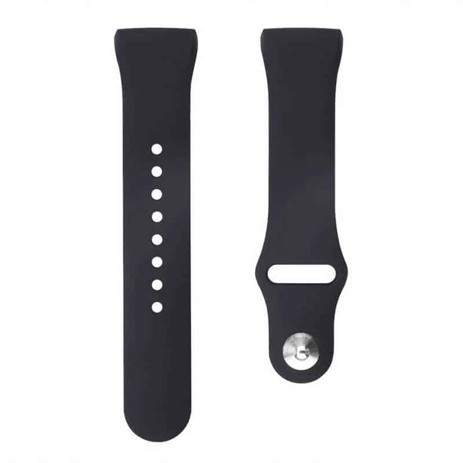 Curea Edman Soft Silicone pentru Fitbit Charge 3/4/3SE, S, Negru fotografia produsului View 2 L