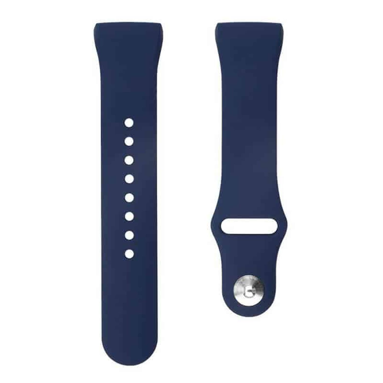 Curea Edman Soft Silicone pentru Fitbit Charge 3/4/3SE, S, Albastru inchis fotografia produsului View 2 L