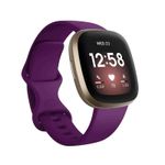Curea Edman pentru Fitbit Versa 3/Versa 4/Sense, marimea S, Mov fotografia produsului